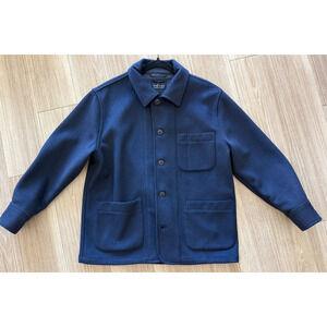 Velvet by Graham Spencer Emerson Chore Jacket Shacket Men Navy S NWT $299